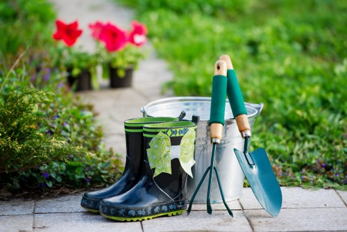 Well-kept garden maintenance in Sanderstead with neat lawn and borders